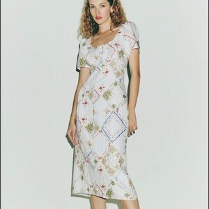 Reformation pierce linen dress